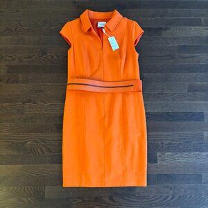 A-K-R-I-S Punto Tangerine Dress w/ belt